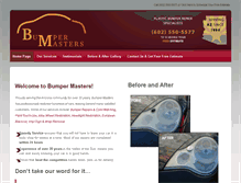 Tablet Screenshot of bumpermasters.com